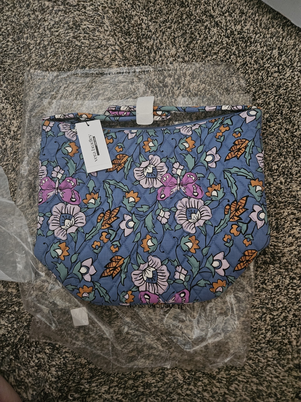 Vera Bradley In Retired Wild Prarie Slouchy Bucket Shoulder Bag. Nwt